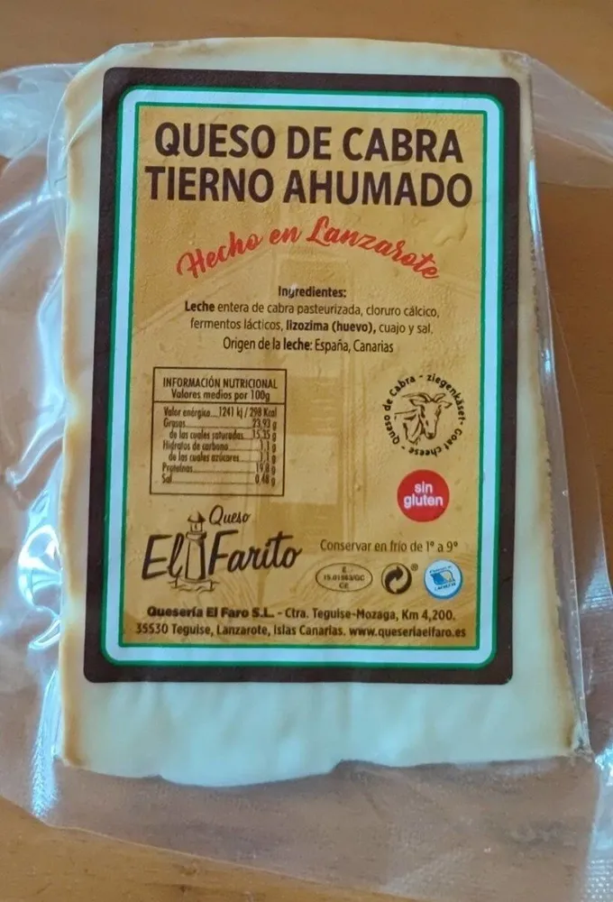 Queso de cabra tierno ahumado
