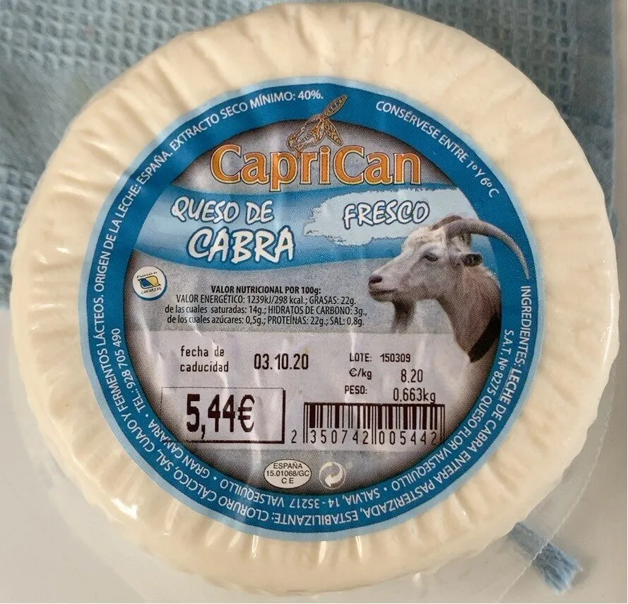 Queso de cabra fresco