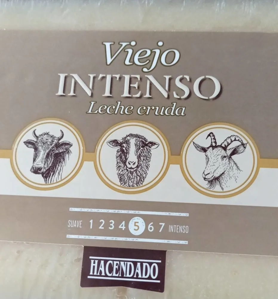 queso Viejo intenso leche cruda