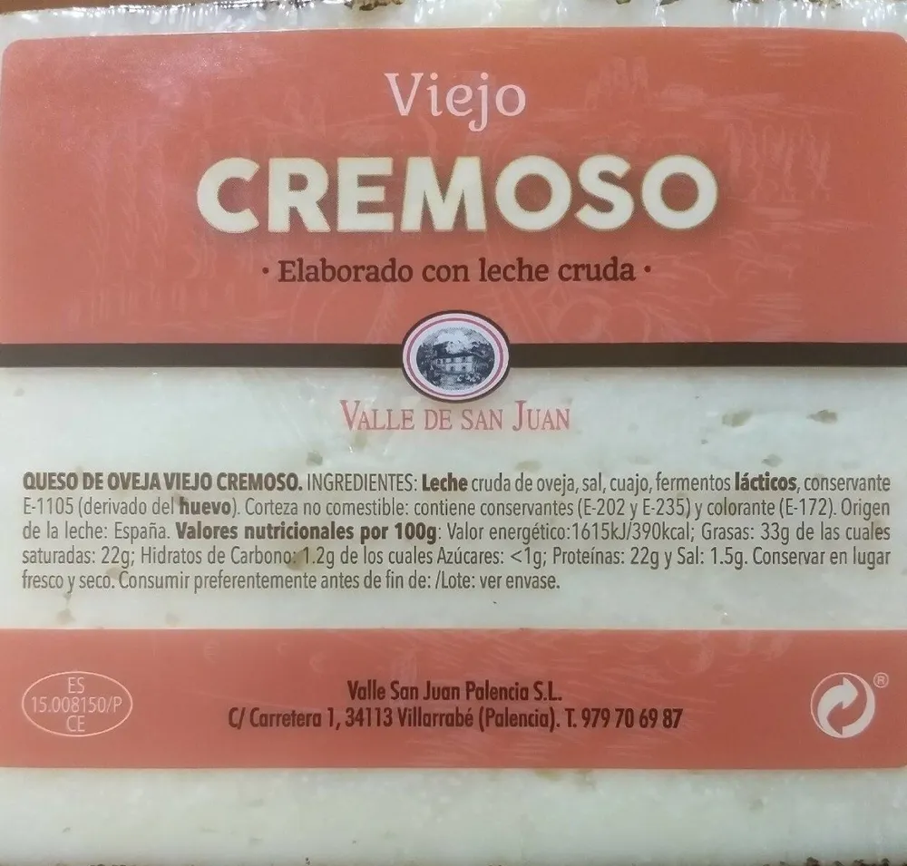 Queso viejo cremoso