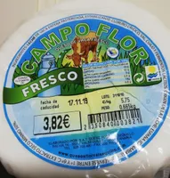 Queso fresco campo flores