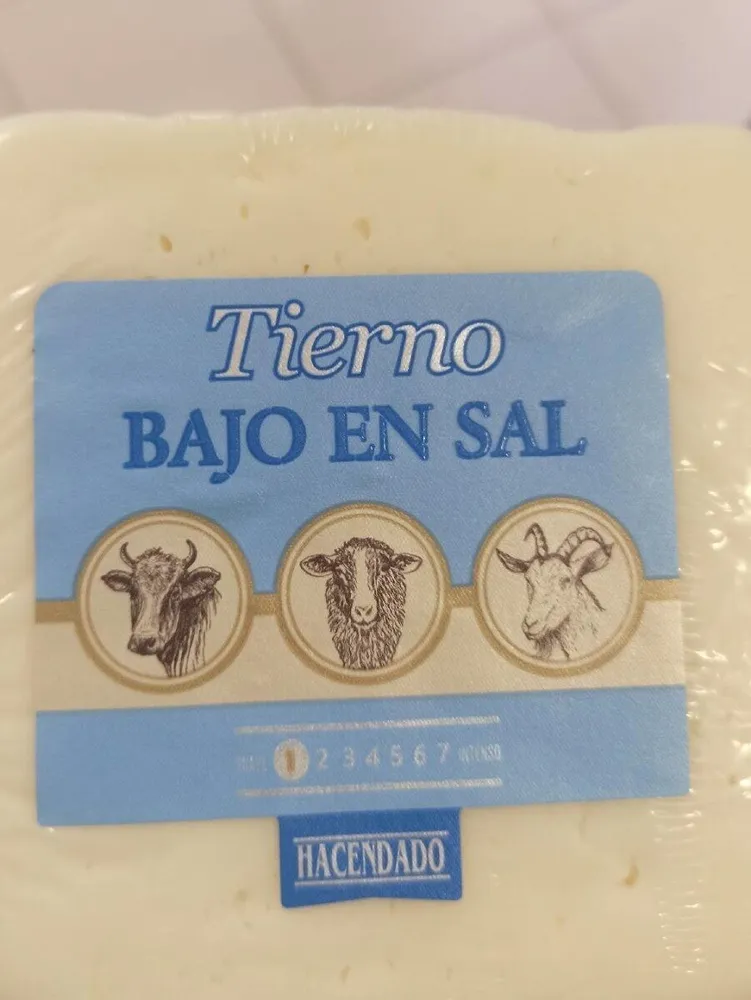 Tierno bajo en sal