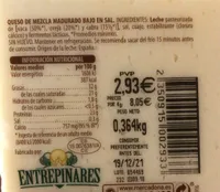 Quedo tierno bajo en sal