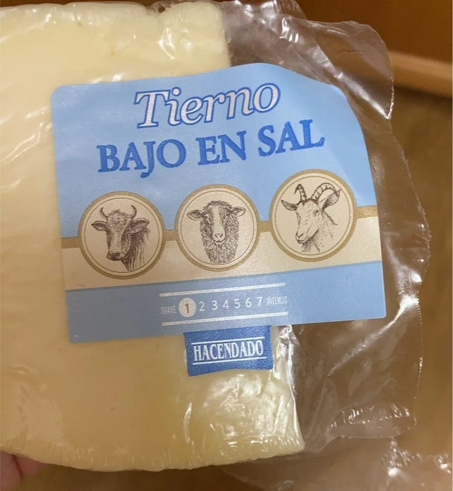 Tierno bajo en sal