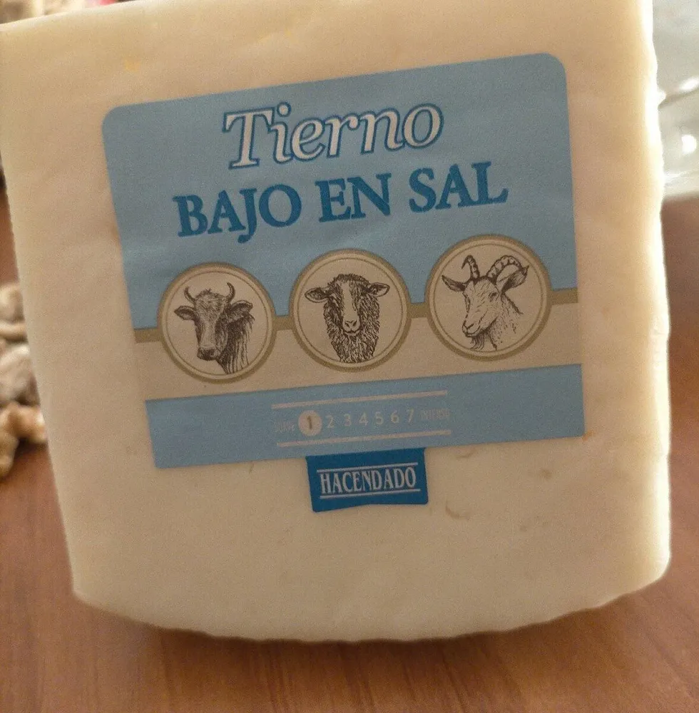 tierno bajo en sal