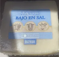 Queso tierno bajo en sal