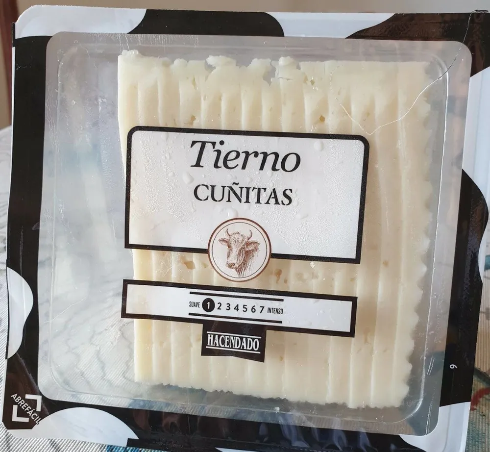 Queso tierno cuñitas