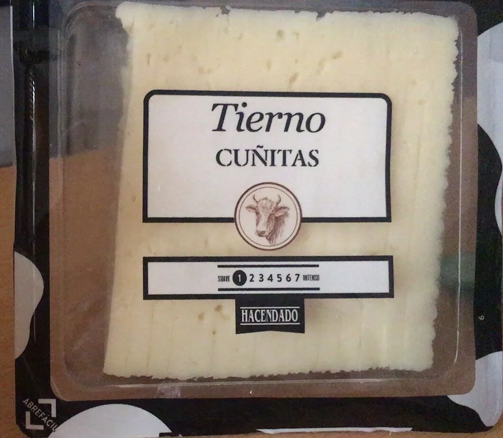 Queso tierno cuñitas