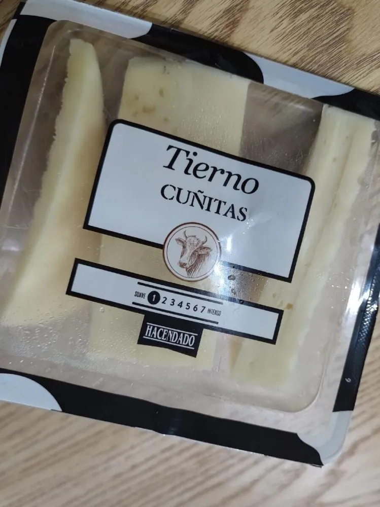 Queso tierno cuñitas