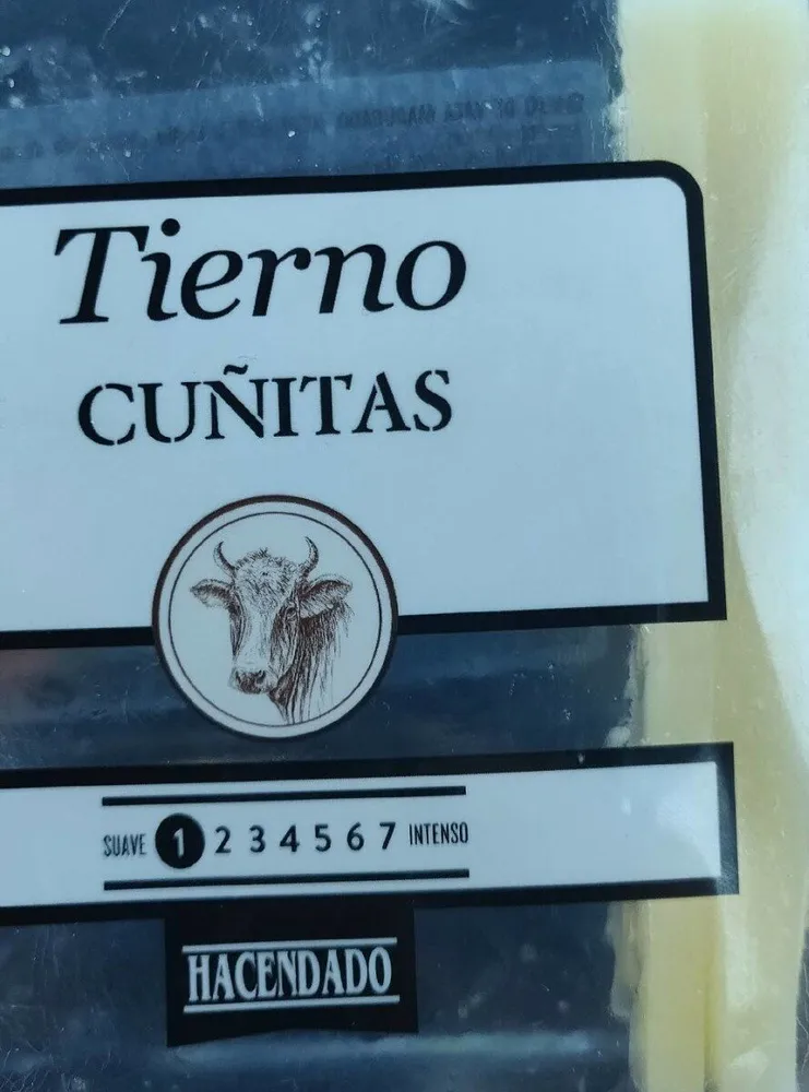 Queso tierno cuñitas