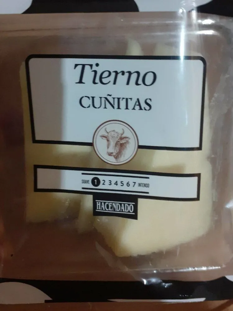 Queso tierno cuñas