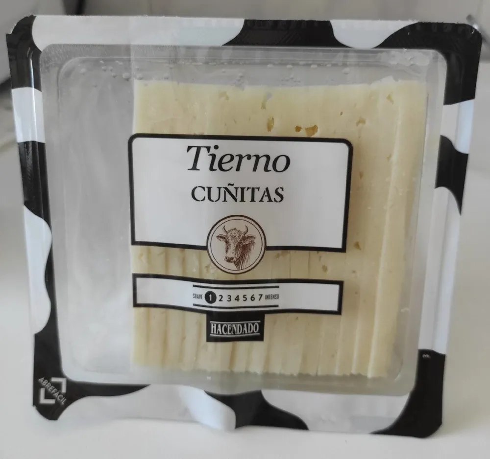 Queso tierno cuñitas
