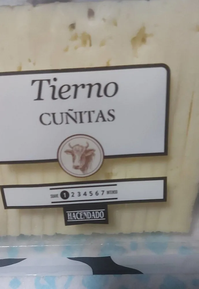 Queso tierno cuñitas