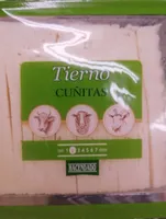 Queso tierno cortado