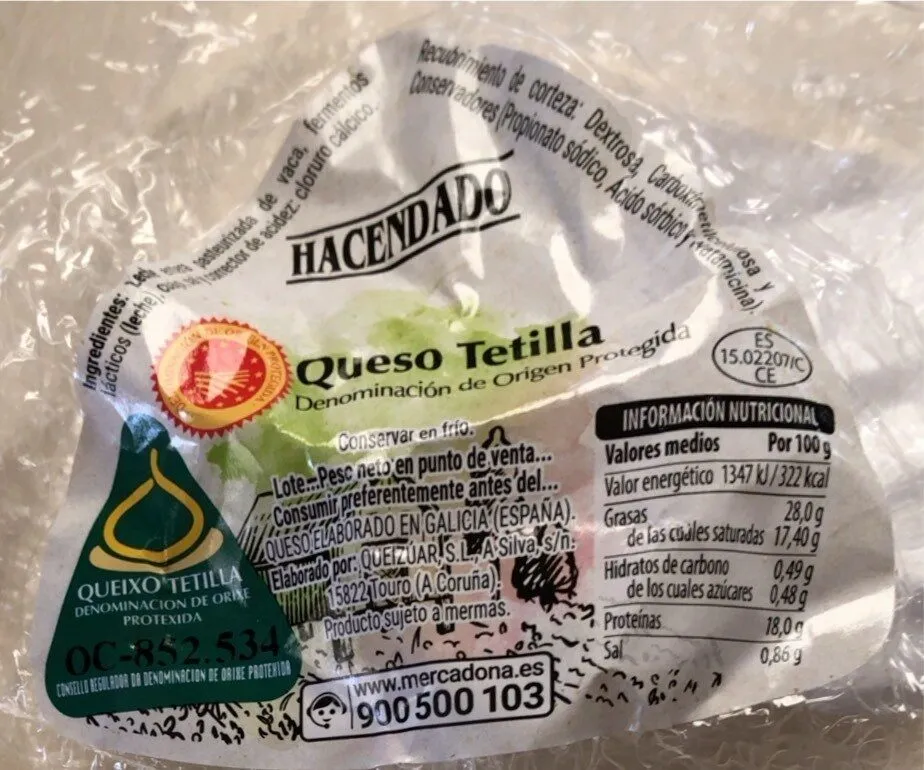 Quedo tetilla