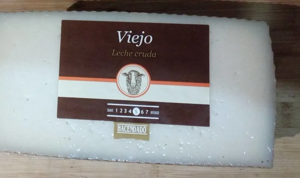 Queso viejo leche cruda