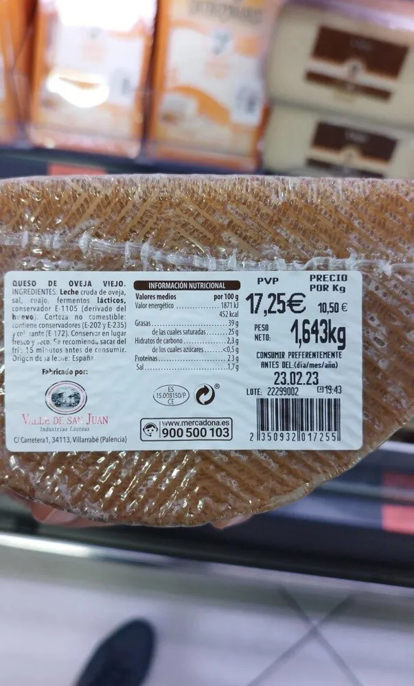 Viejo leche cruda