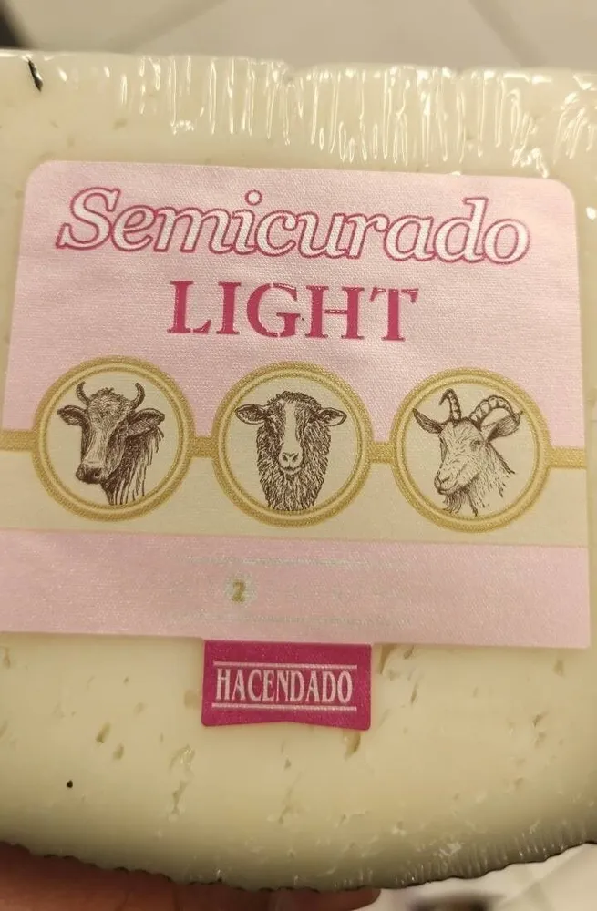 Queso semicurado Ligth