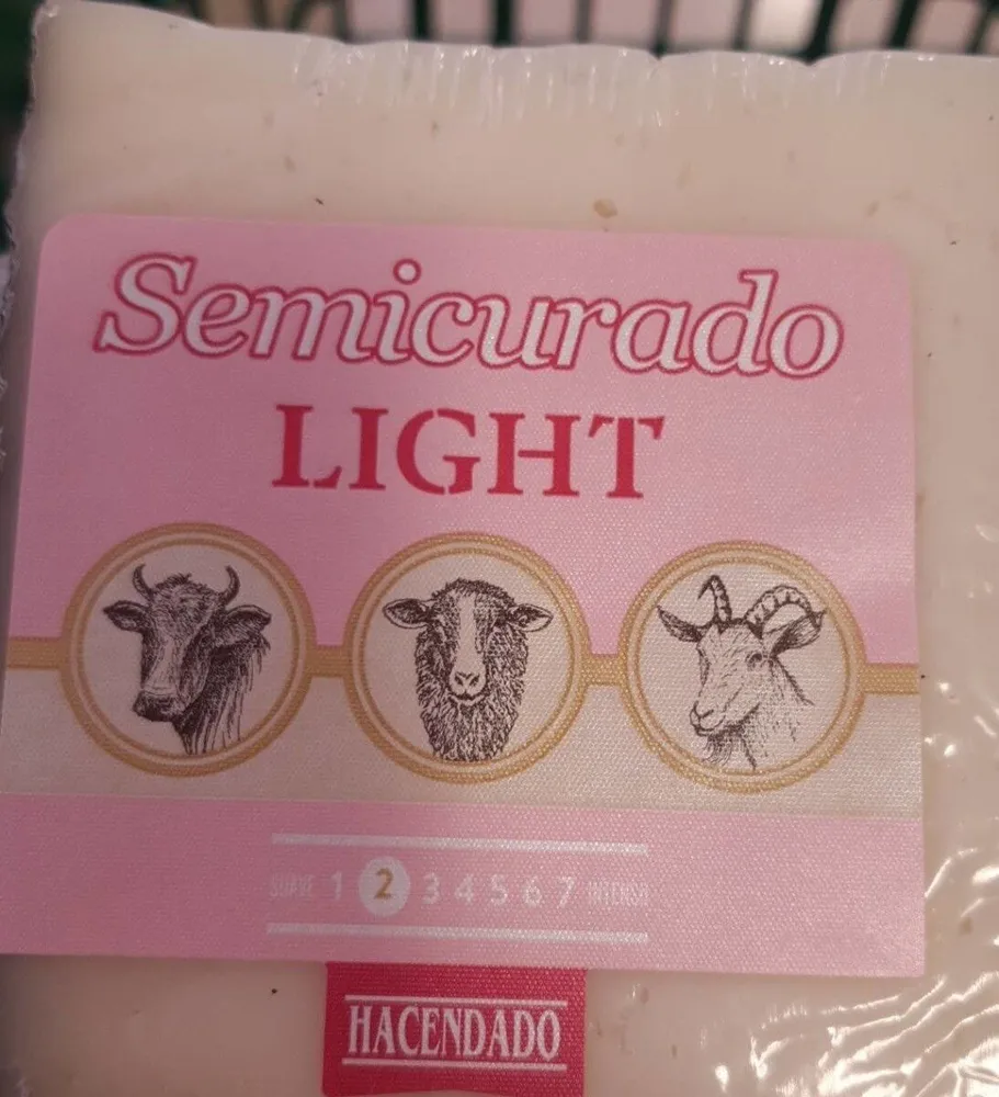 queso semicurado light