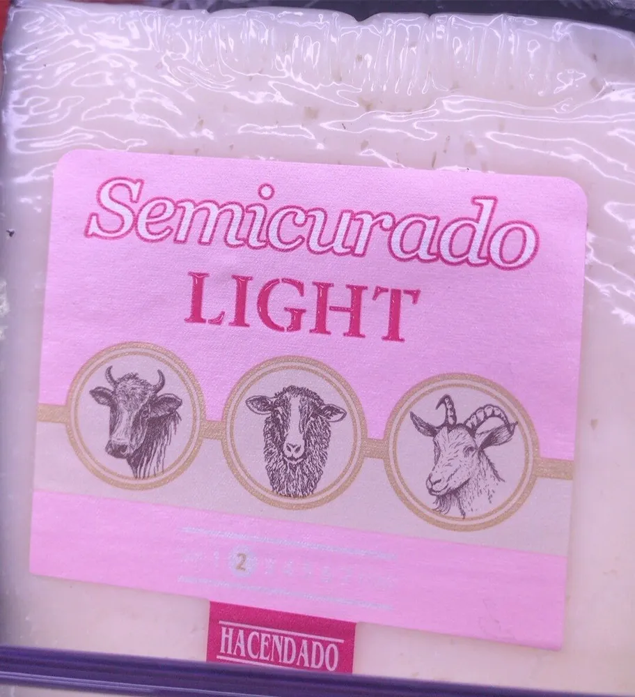Queso Semicurado Light