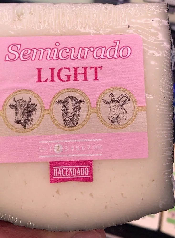 Queso semicurado LIGHT