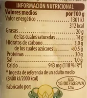 Queso semicurado light