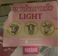 Queso semicurado light