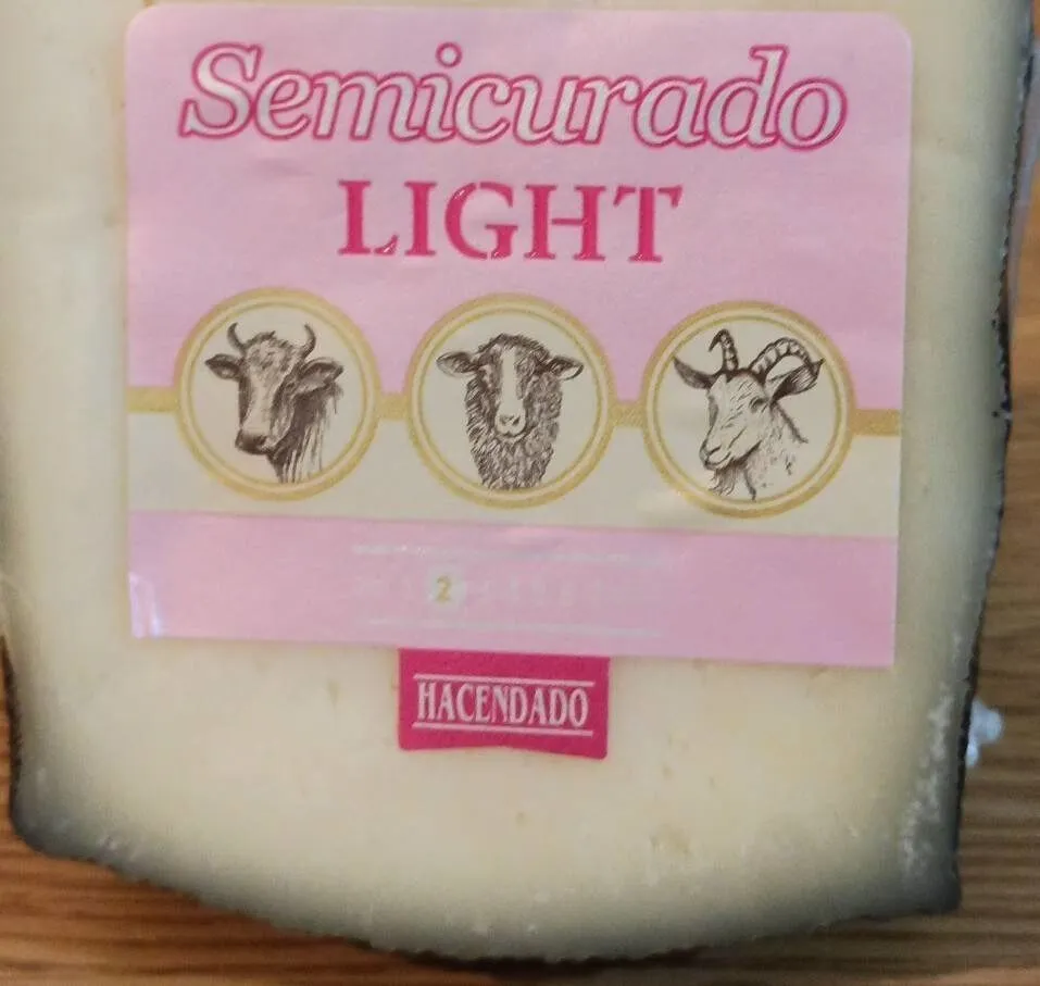 Queso semi curado light