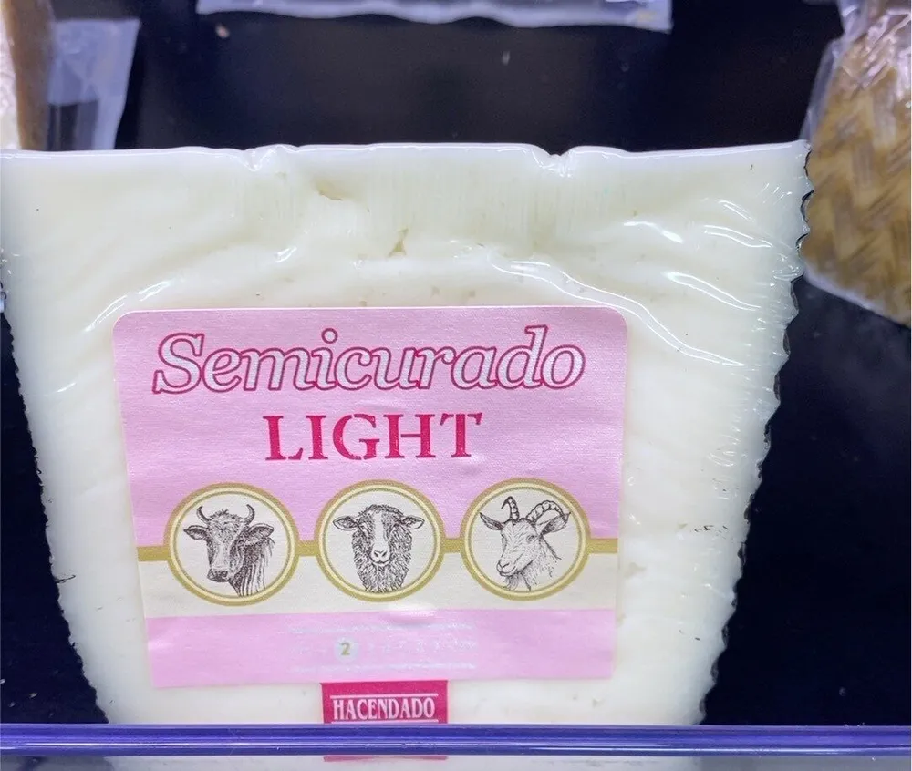 Queso semicurado Light
