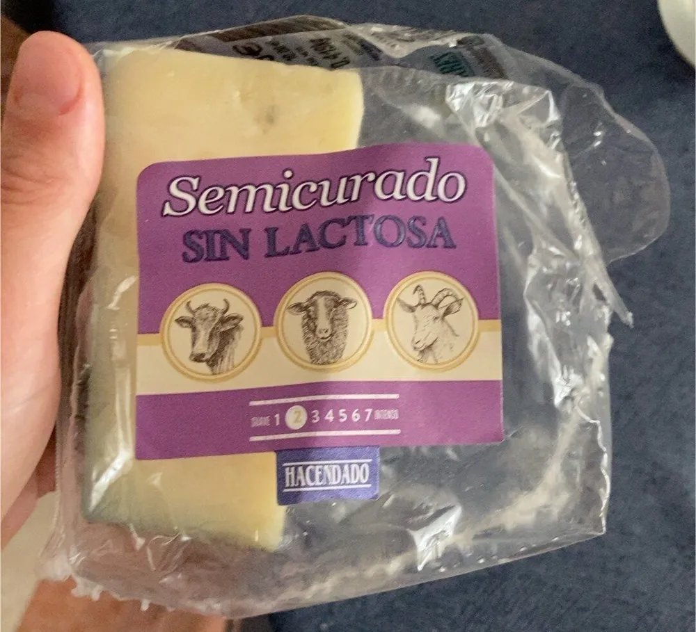 Semicurado sin lactosa