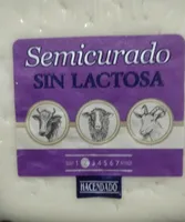 Queso semicurado sin lactosa