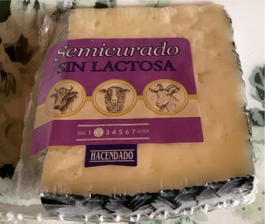Semicurado sin lactosa