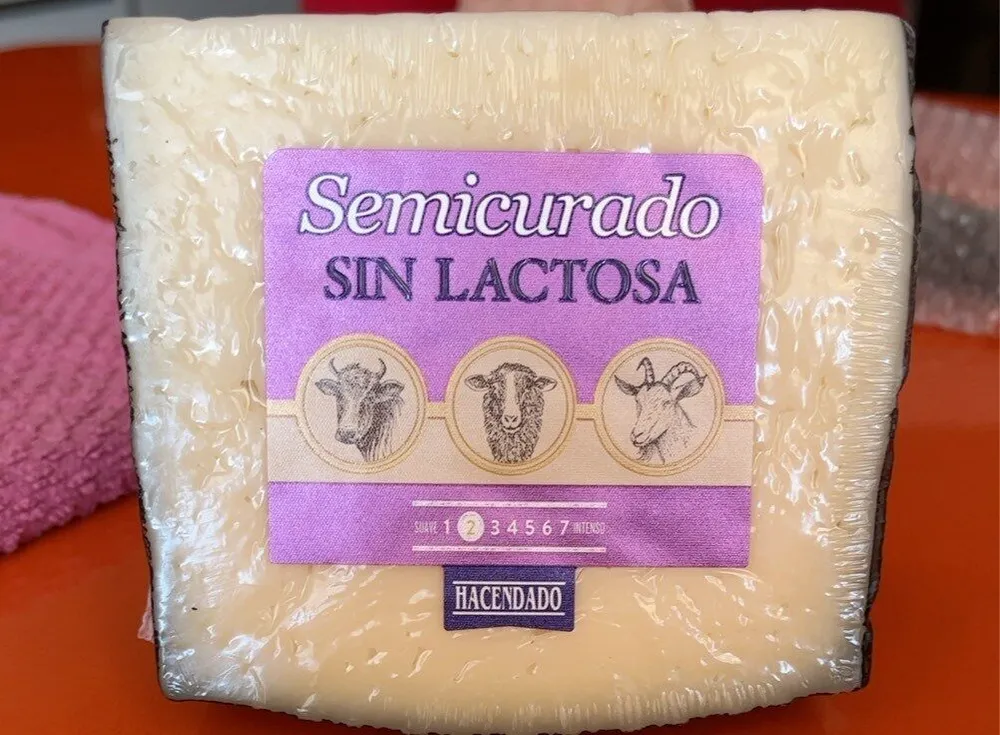 Semicurado sin lactosa