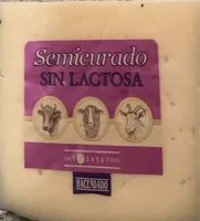 Queso semicurado sin lactosa
