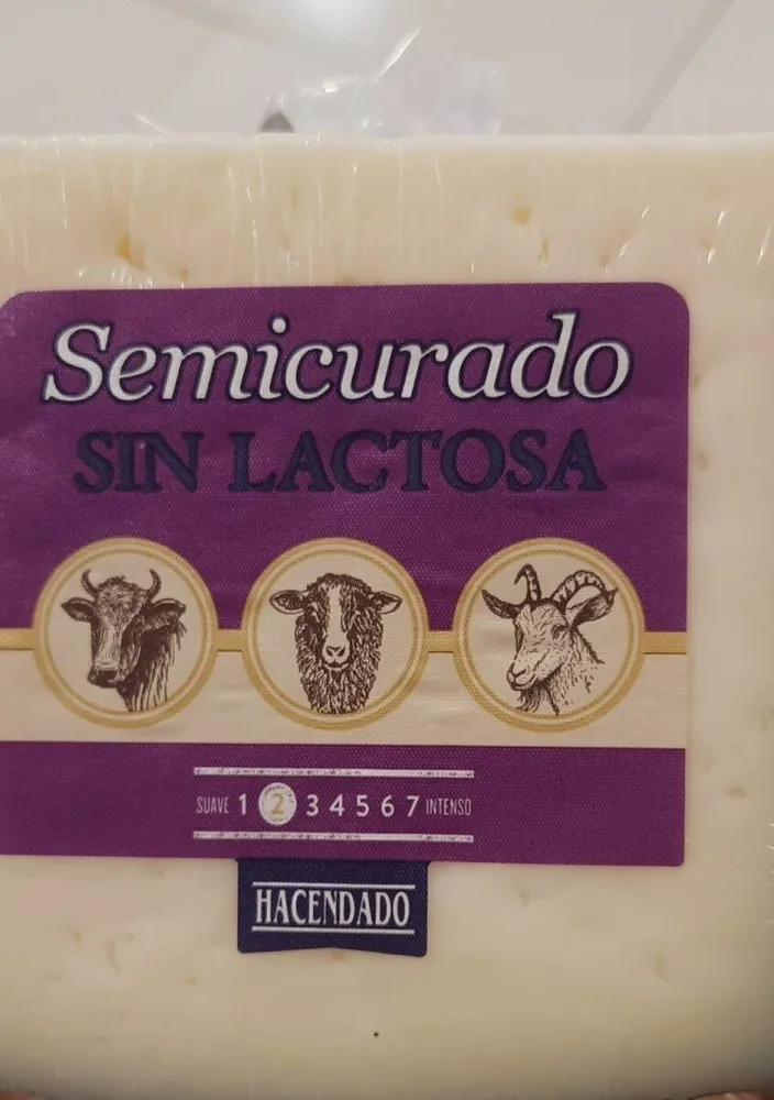 semicurado sin lactosa