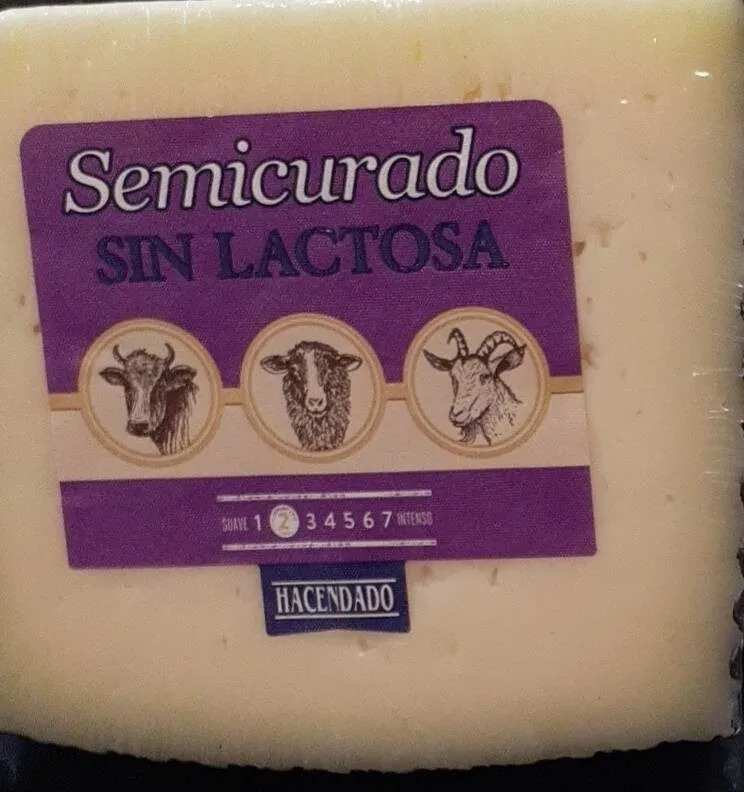 Semicurado sin lactosa