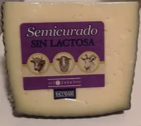 Queso semi curado sin lactosa