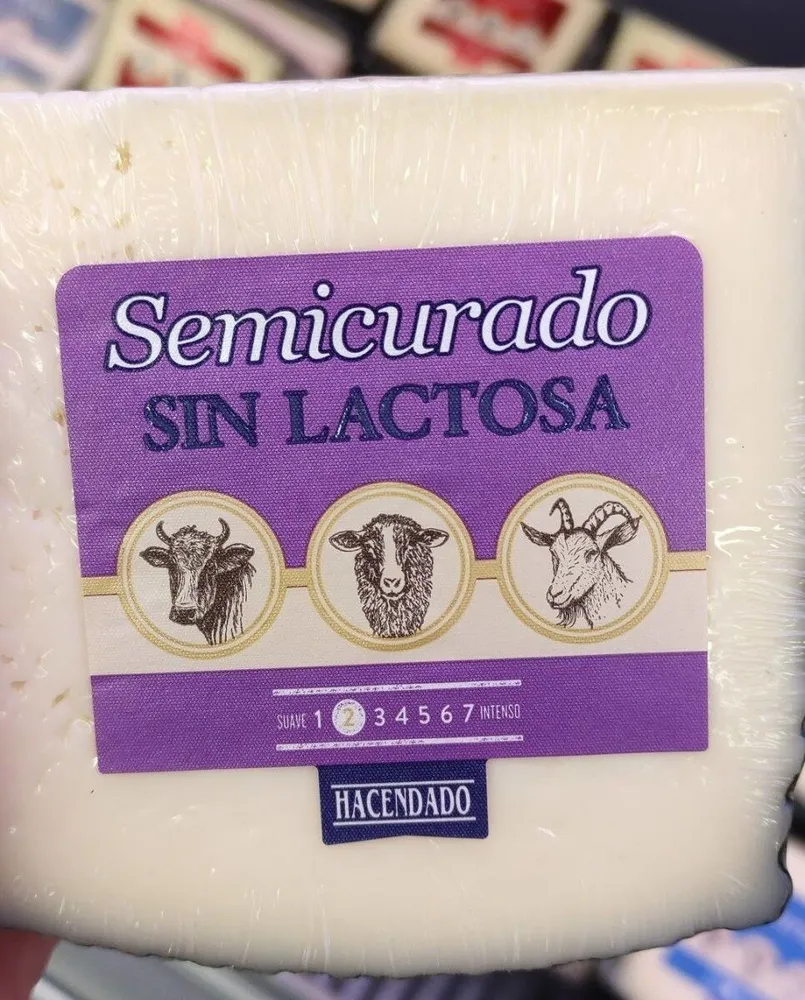 Semicurado sin lactosa