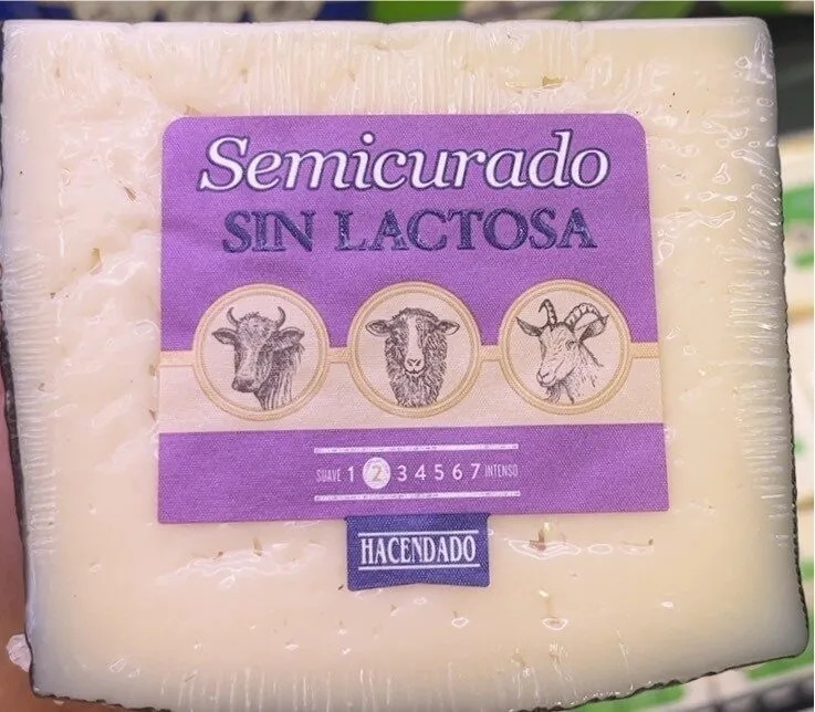 Queso Semicurado Sin Lactosa