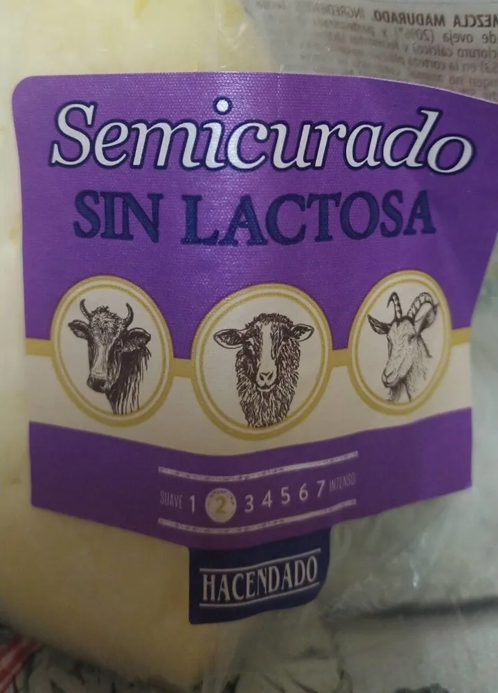 Queso sin lactosa