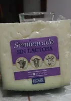 Queso semi curado sin lactosa