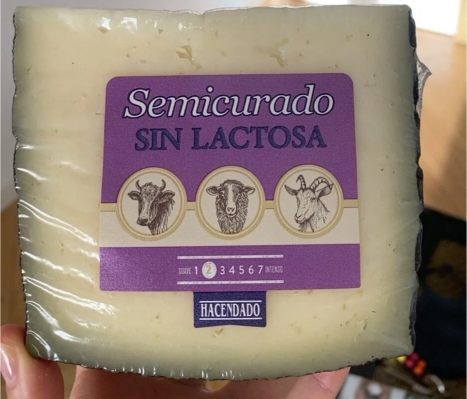 Semicurado sin lactosa