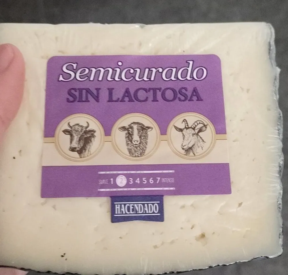 Queso Semicurado Sin Lactosa