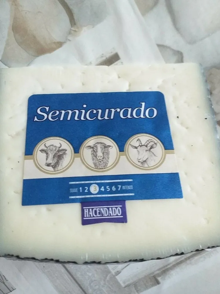 Queso de mezcla semicurado
