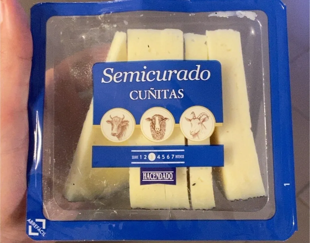 Semicurado cuñitas