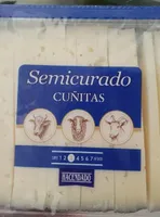Queso semicurado cañitas Hacendado