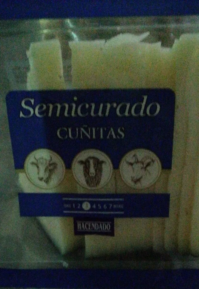 Semicurado cuñitas