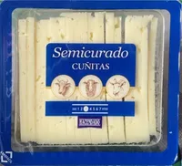 Queso semicurado cuñitas