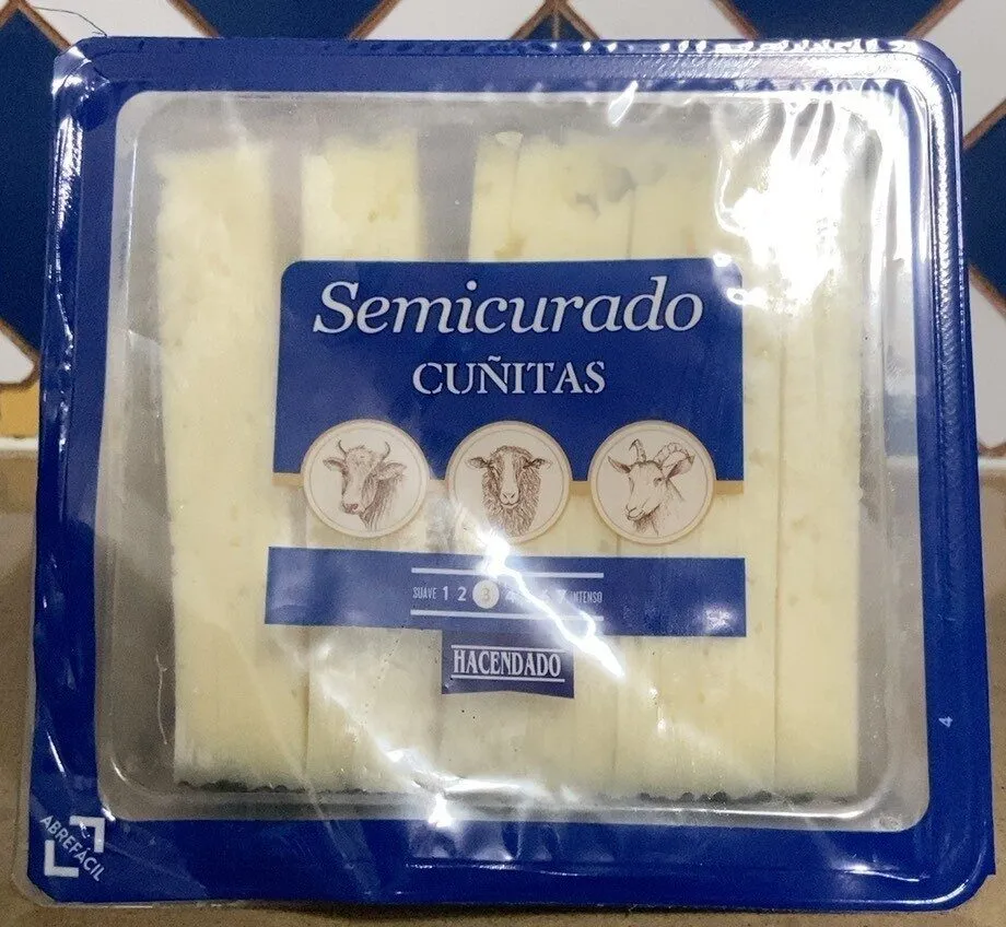 queso semicurado cuñitas