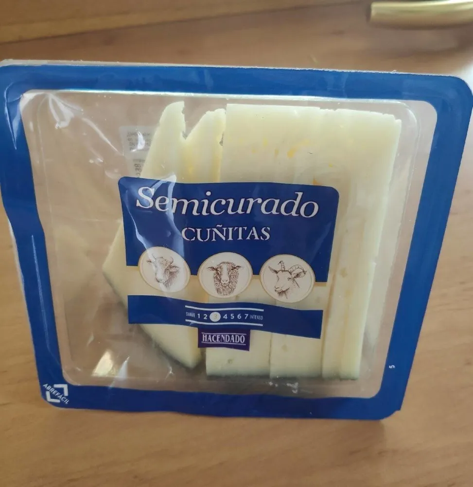 Semicurado cuñitas